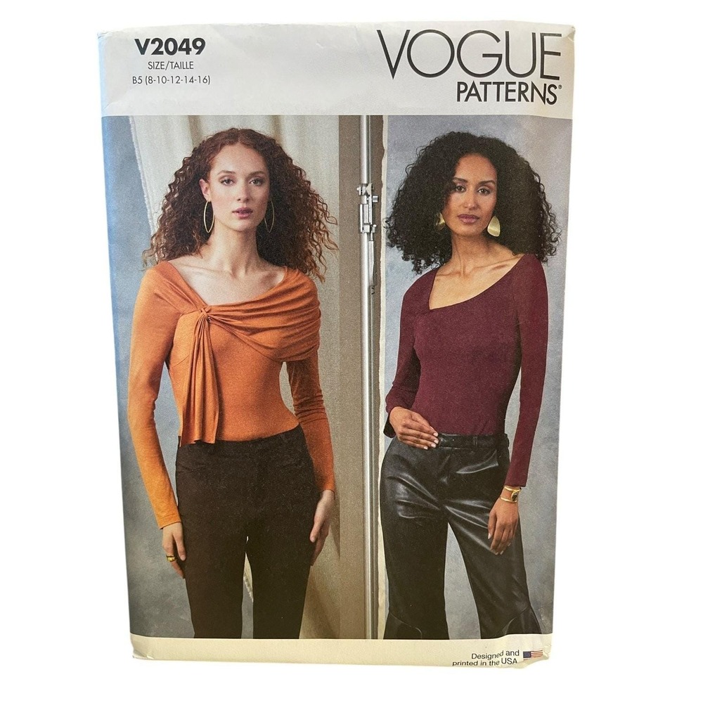 Vogue Patterns V2049 Misses' Bodysuits Size 8-16 Modern Stretch